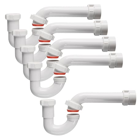 Keeney Mfg 1.5-in or 1.25-in x 1.5-in Plastic P-Trap, Contractor 400WRUK-5